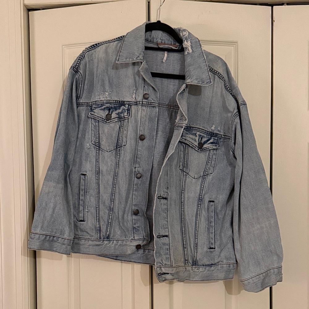 Free People Distressed Demon Jacket